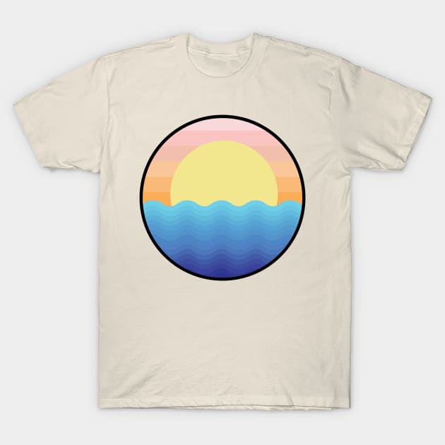 Sunset T-Shirt by sasquatchbear